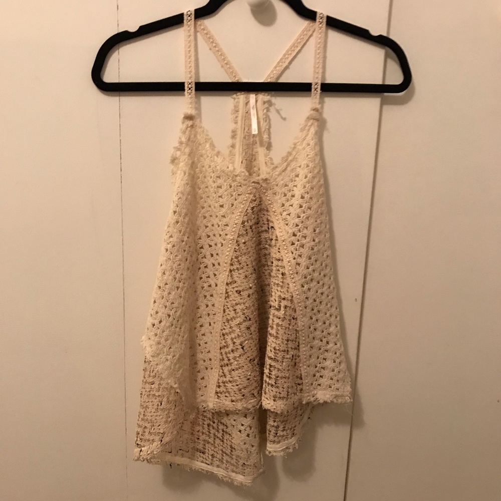 Free People Crocheted Layering Tanktop